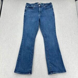 Levi's 725 Jeans Womens 33 Blue High Rise Bootcut Stretch Denim Classic